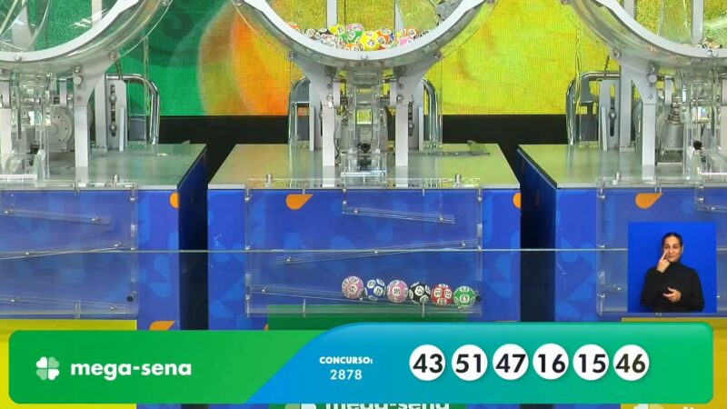 Mega-Sena, concurso 2.878: resultado