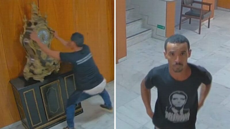 Polícia Federal prende, em Goiás, homem que quebrou relógio histórico do Palácio do Planalto