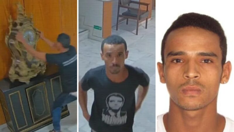 Homem que destruiu relógio de Dom João VI em ato golpista deixa prisão sem tornozeleira eletrônica