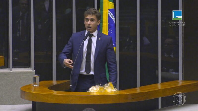 É #FAKE que Nikolas Ferreira votou a favor de aumento na conta de luz