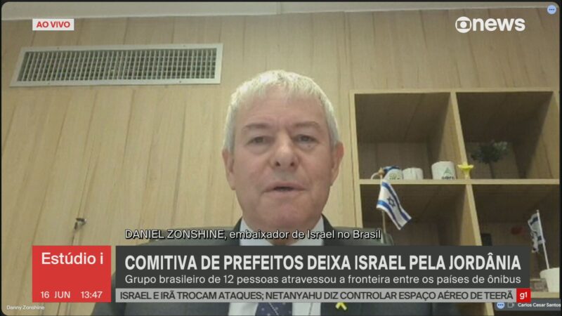 ‘Programa nuclear do Irã sofreu danos sérios e mundo deve ser um lugar mais seguro’, diz embaixador de Israel no Brasil