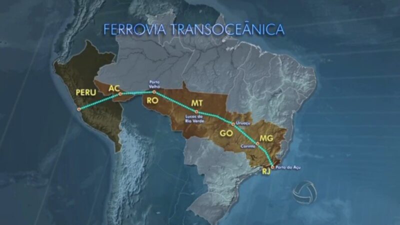 Brasil e China firmam parceria que prevê ferrovia ligando Atlântico e Pacífico