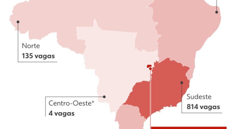 CNU 2025: onde estão distribuídas as vagas? Posso escolher lotação? Veja mapa