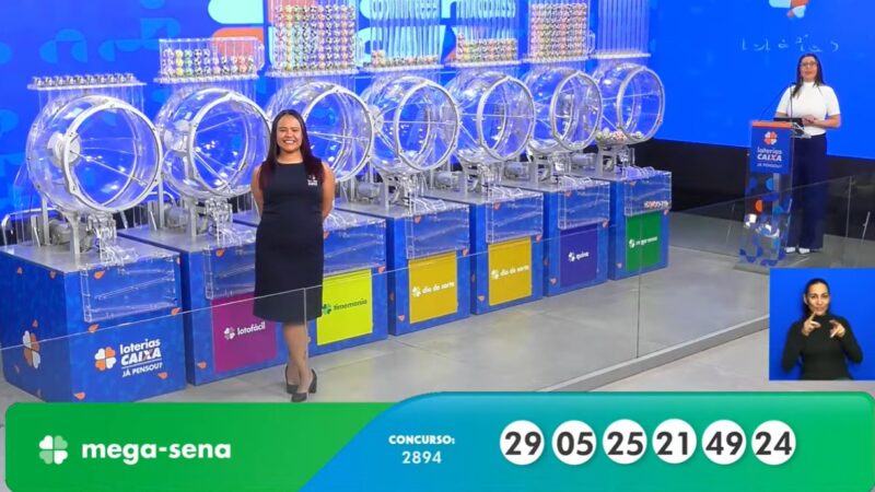 Mega-Sena, concurso 2.894: resultado