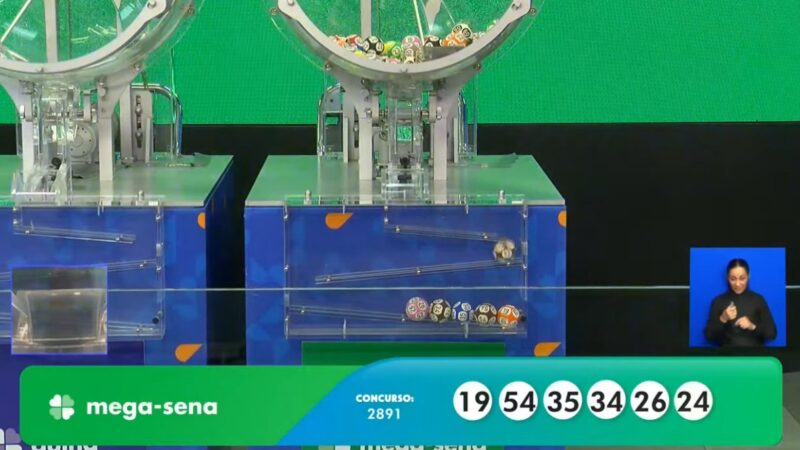 Mega-Sena, concurso 2.891: resultado