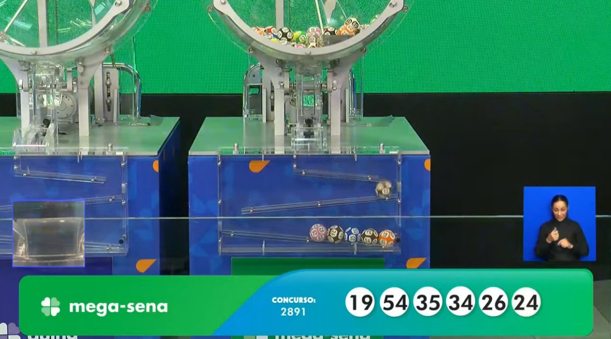 Mega-Sena, concurso 2.891: resultado