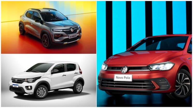 Fiat, Volkswagen e Renault divulgam descontos do IPI Verde; veja preços dos carros