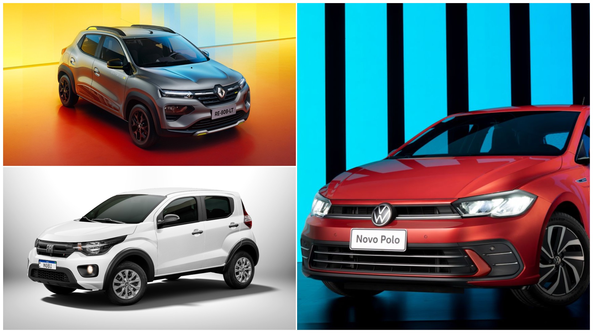Fiat, Volkswagen e Renault divulgam descontos do IPI Verde; veja preços dos carros