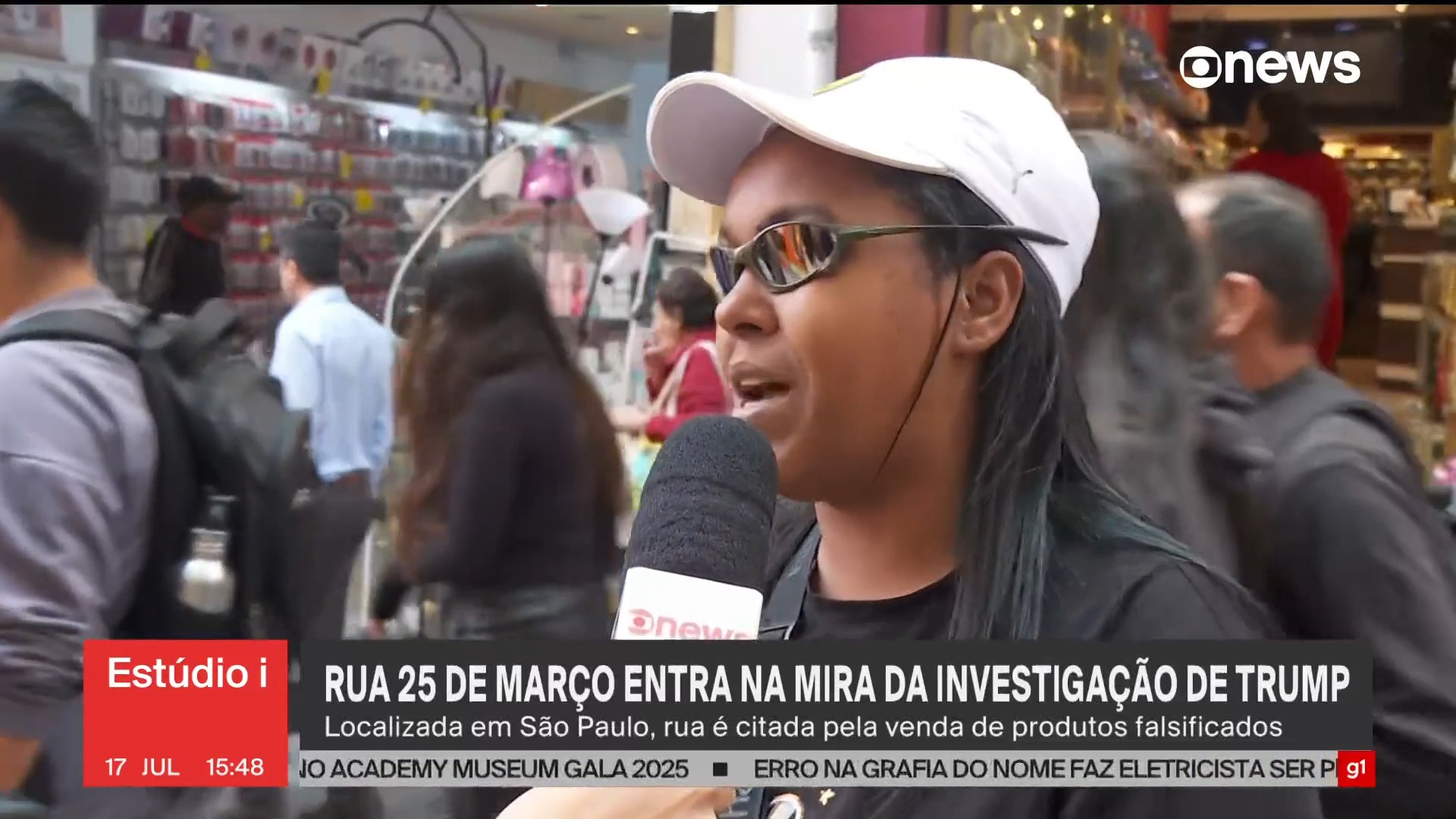 ‘Não tem que palpitar’, ‘não representa o Brasil’, ‘China assusta EUA’: lojistas e clientes da 25 de março reagem sobre investigação de Trump