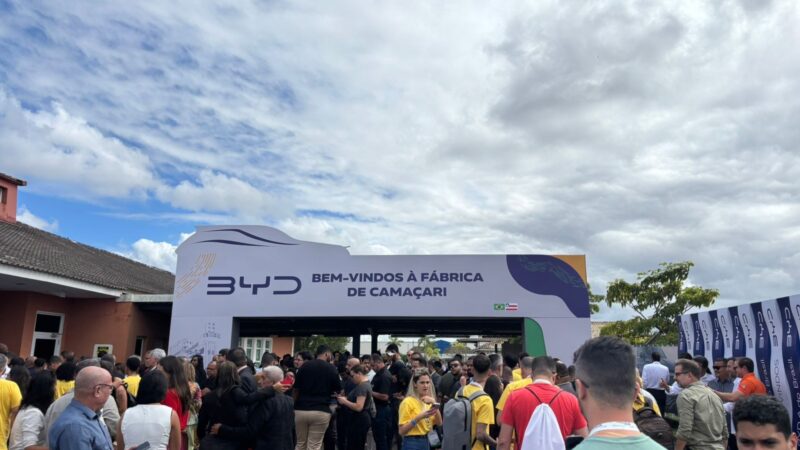 BYD vai iniciar produção de veículos em fábrica da Bahia ainda este ano, diz secretário