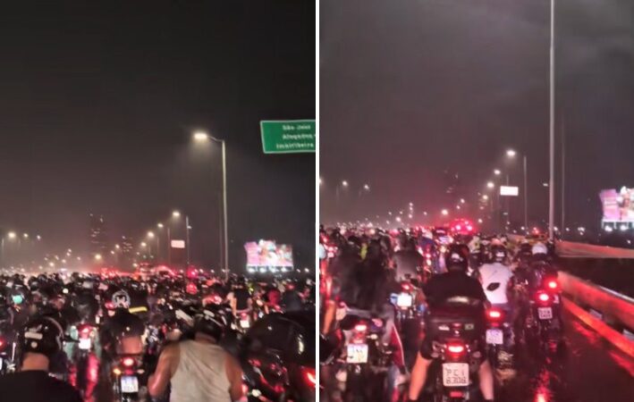 É #FAKE que vídeo mostre manifestação no Recife contra prisão domiciliar de Bolsonaro
