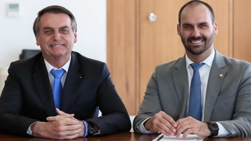 Bolsonaro cogitou Eduardo como secretário de Tarcísio para se manter nos EUA