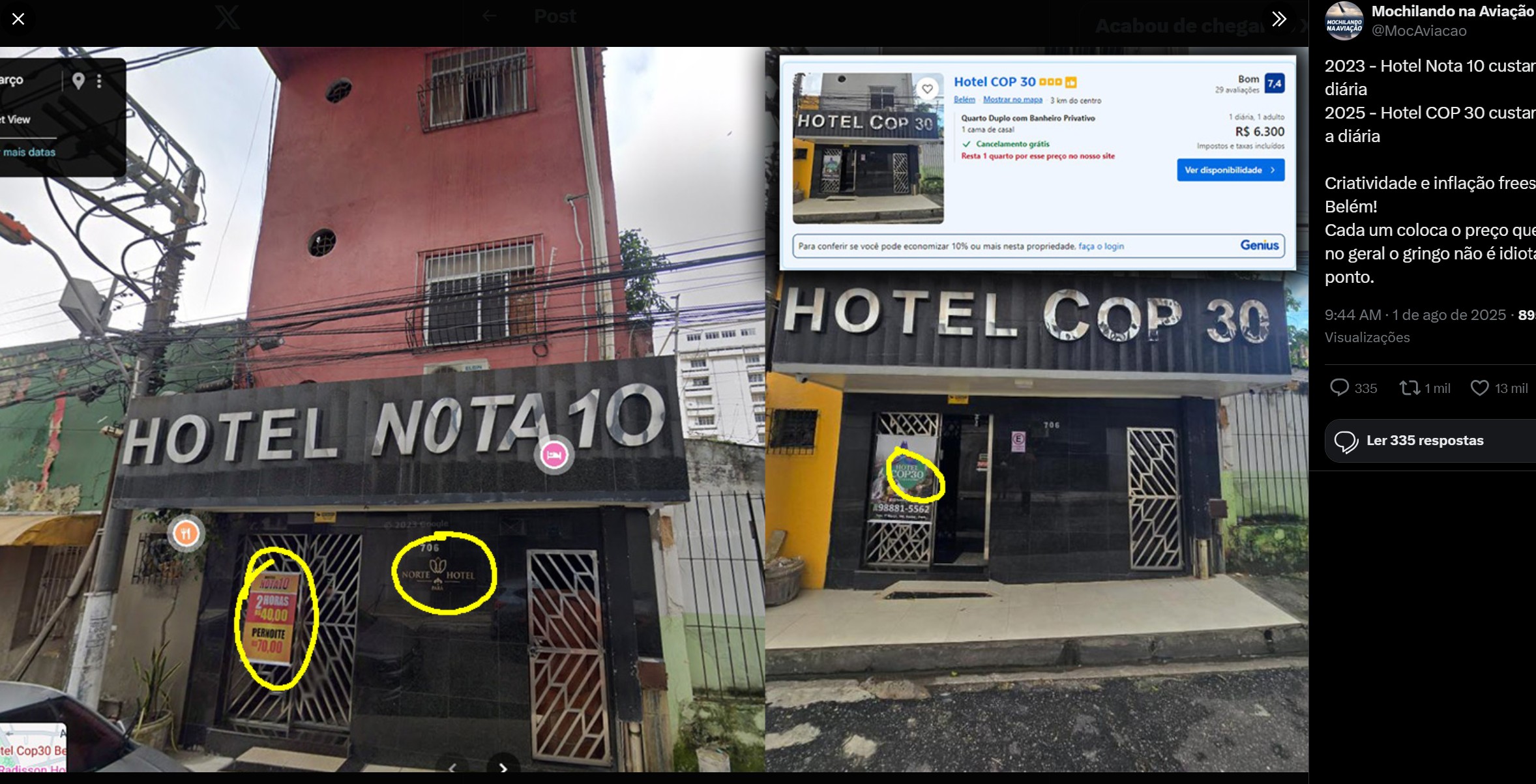 VÍDEO: como é o ex-motel que cobrava R$ 70 e anunciou vagas por até R$ 7 mil para a COP30