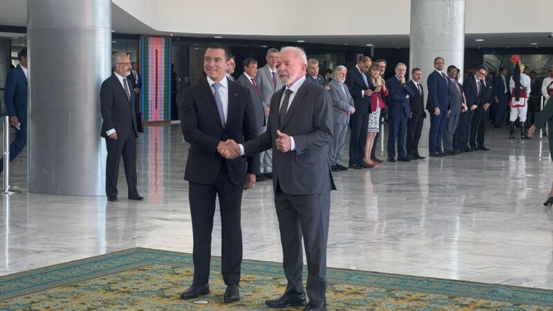 Lula recebe presidente do Equador em meio ao esforço para encontrar novos mercados para produtos brasileiros
