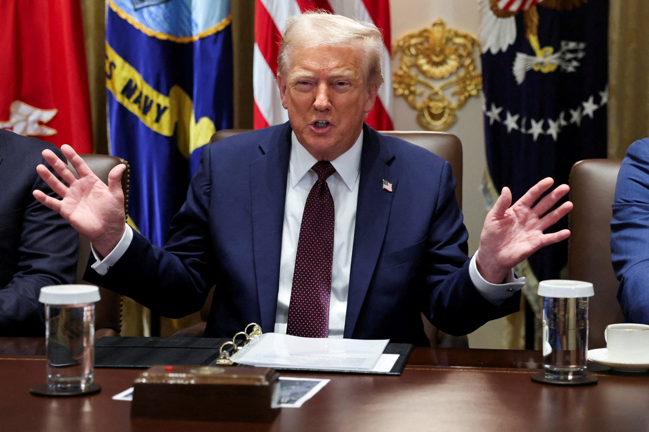 É #FAKE que vídeo mostre Trump assistindo a protestos bolsonaristas no 7 de Setembro