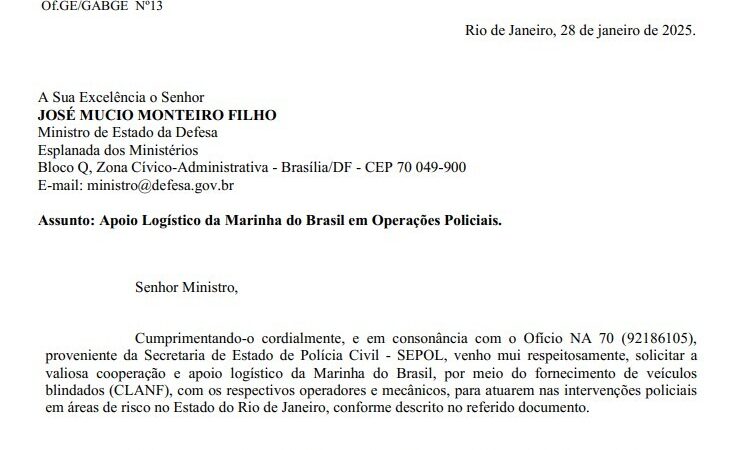 Castro pede, e governo autoriza transferência de nove presos do Rio para presídios federais