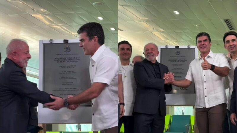 Lula chega a Belém e inaugura obras de melhorias em aeroporto para a COP 30
